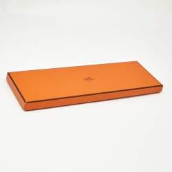 Pre Owned Hermès Blue Faconnee H Silk Jacquard Tie