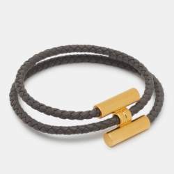 مملوكة مسبقًا سوار هيرمس تورنيس تريسي جلد مطلي بالذهب