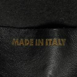 Pre Owned Hermès Carbon Black Felt Funky Fedora Hat Size 61 
