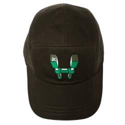 Pre Owned كاب هيرمس نيفادا أوديسي إتش مطرز أخضر زيتوني مقاس 59