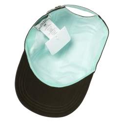 Pre Owned كاب هيرمس نيفادا أوديسي إتش مطرز أخضر زيتوني مقاس 59