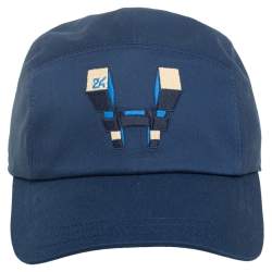 Pre Owned قبعة هيرمس نفادا قطن مطرز انديغو أتش اوديسي مقاس 59