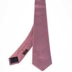 Hermès Red 7 Overboard Jacquard Silk Tie