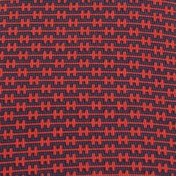 Pre Owned Hermes Terracotta 7 H Linge Silk Twill Tie