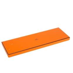 Pre Owned Hermes Rouge 7 Mega Chariot Silk Tie