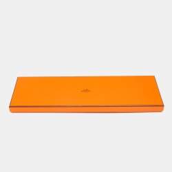مملوكة مسبقًا Hermès Orange Domino Effect Silk Tie