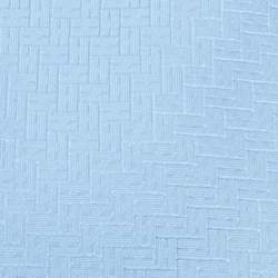 Pre Owned Hermes Blue Faconne H Silk Jacquard Tie