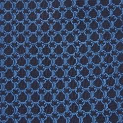 Pre Owned Hermes Navy Blue Lourde Silk Jacquard Tie