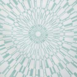 مملوكة مسبقًا Hermes Vert D'eau Cotton Op'H Handkerchief