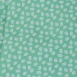 Pre Owned Hermes Green Dreamy Maillons Silk Tie
