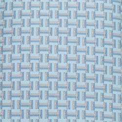Pre Owned Hermès Light Blue H Quinte Printed Silk Slim Tie