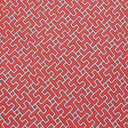 Pre Owned Hermès Pink 7 Amazing Printed Silk Slim Tie