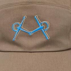 Hermès Brown Serge de Cotton Nevada Cap Size 58