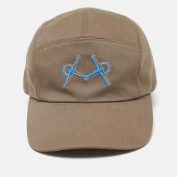 Hermès Brown Serge de Cotton Nevada Cap Size 58