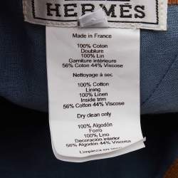 Hermès Brown Serge de Cotton Nevada Cap Size 58