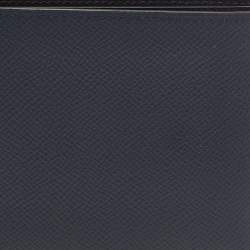 Hermes Bleu Indigo/Vert Cypres/Noir Epsom Leather MC² Copernic Compact Wallet 