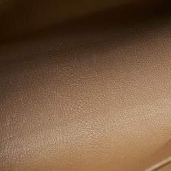 Hermès Alezan Togo Leather Palladium Finish Kelly Messenger PM Bag