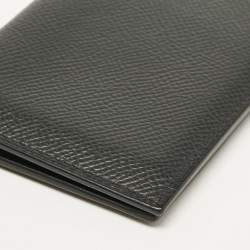 Hermes Noir Epsom Leather MC² Euclide Card Holder