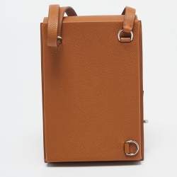 Hermès Gold Epsom Leather Multi Pocket Pochette To Go Bag