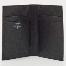 Hermès Noir Alligator Mississippiensis MC² Euclide Card Holder