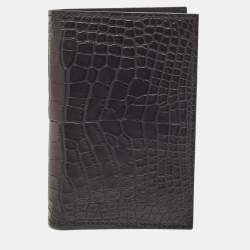 Hermès Noir Alligator Mississippiensis MC² Euclide Card Holder