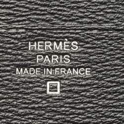 Hermès Noir Alligator Mississippiensis MC² Euclide Card Holder
