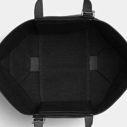 Hermes Black Canvas Leather Etriviere Pocket 35 Bag