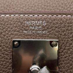 Hermes Akkad Etoupe Togo Leather Size Pm