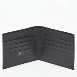 Pre Owned Hermes Noir Epsom Leather MC² Copernic Compact Wallet 