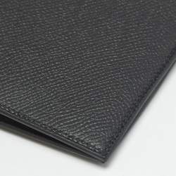 Pre Owned Hermes Noir Epsom Leather MC² Copernic Compact Wallet 