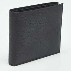 Pre Owned Hermes Noir Epsom Leather MC² Copernic Compact Wallet 