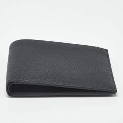 Pre Owned Hermes Noir Epsom Leather MC² Copernic Compact Wallet 