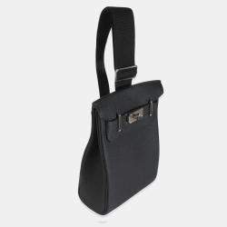 Pre Owned Hermes Black Togo Hac A Dos PM Backpack PHW