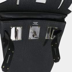 Pre Owned Hermes Black Togo Hac A Dos PM Backpack PHW