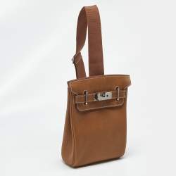 Pre Owned Hermès Fauve Barenia Faubourg Leather Hac A Dos PM Backpack