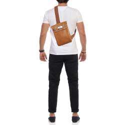 Pre Owned Hermès Fauve Barenia Faubourg Leather Hac A Dos PM Backpack