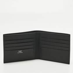 Pre Owned Hermès Black Black Madame Leather Citizen Twill Wallet