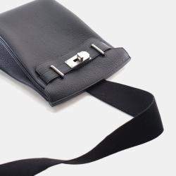 Pre Owned Hermes Hac a Dos PM Black Togo Calfskin Leather Backpack