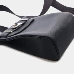 Pre Owned Hermes Hac a Dos PM Black Togo Calfskin Leather Backpack