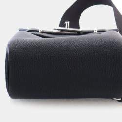 Pre Owned Hermes Hac a Dos PM Black Togo Calfskin Leather Backpack