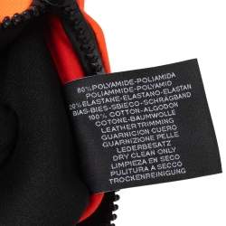 Hermes Neon Orange Neoprene Small Neobain Pouch