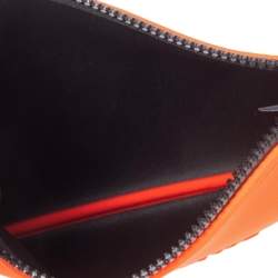 Hermes Neon Orange Neoprene Small Neobain Pouch