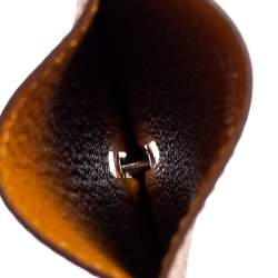 Hermes Caramel Mysore Leather Diabolo Card Holder