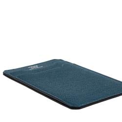 Hermes Vert Cypress Epsom Leather City 3CC Card Holder