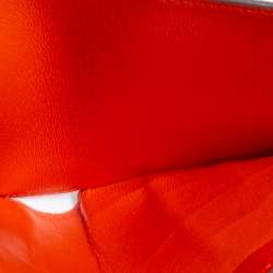 Hermes Geranium Shiny Alligator Mc2 Copernic Bifold Wallet