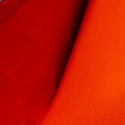 Hermes Geranium Shiny Alligator Mc2 Copernic Bifold Wallet