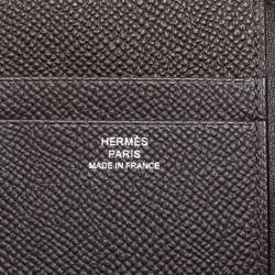 Hermes Ebene Epsom Leather MC² Euclide Card Holder