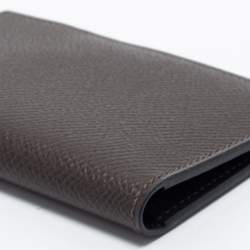 Hermes Ebene Epsom Leather MC² Euclide Card Holder