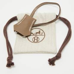 Pre Owned Hermès Etoupe Togo Leather Sac A Depeches 21 Bag