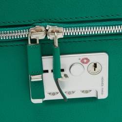 Hermes Vert Vertigo/Ecru Taurillon Regate and Toile H Canvas R.M.S. Trolley Luggage
